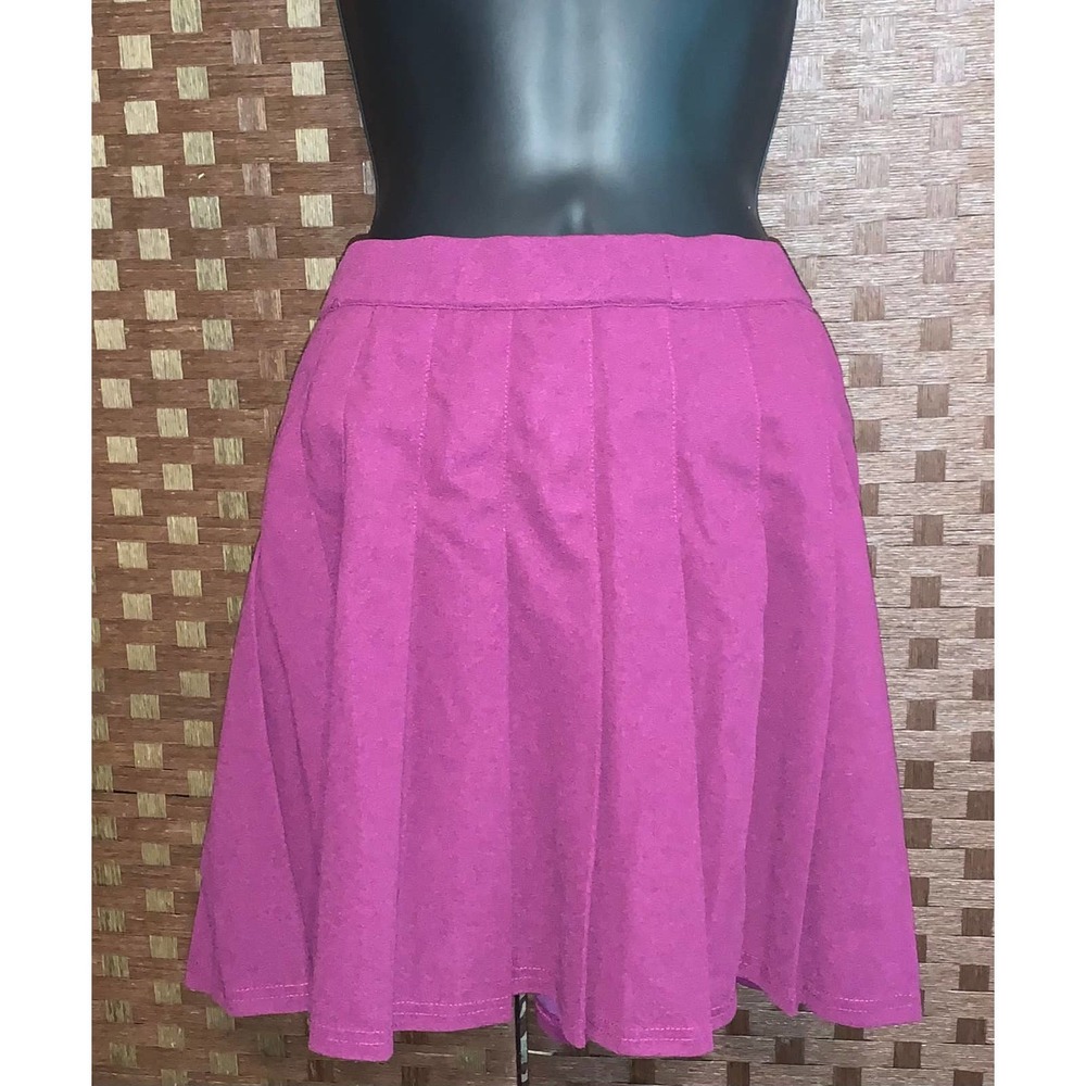 High Waisted Pleated Skirts Skater- Size Medium
